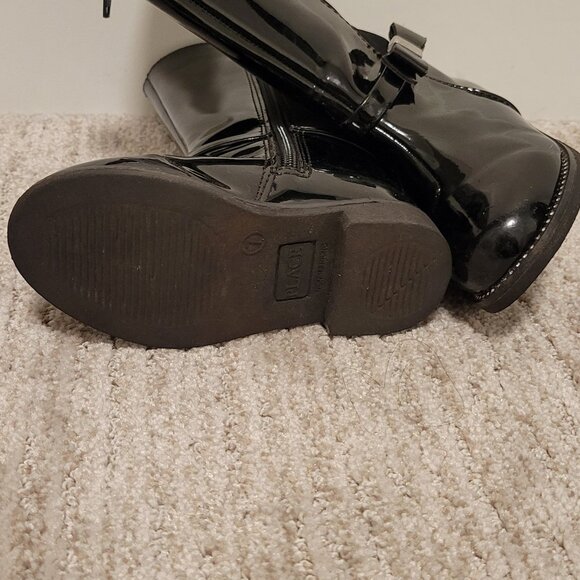 Toddler Girls Patent Leather Rainboots Size 7 & 8 Children's Place - Picture 2 of 6